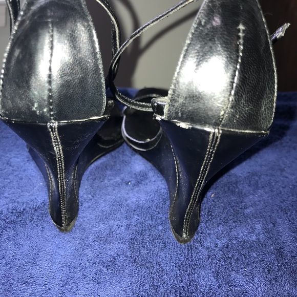 Women’s Black Strappy Sandals - Picture 3 of 5